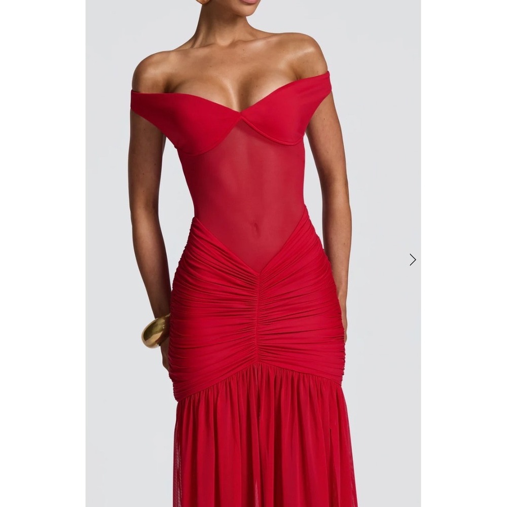 Babyboo Alaia Maxi Dress Red Medium New With Tags